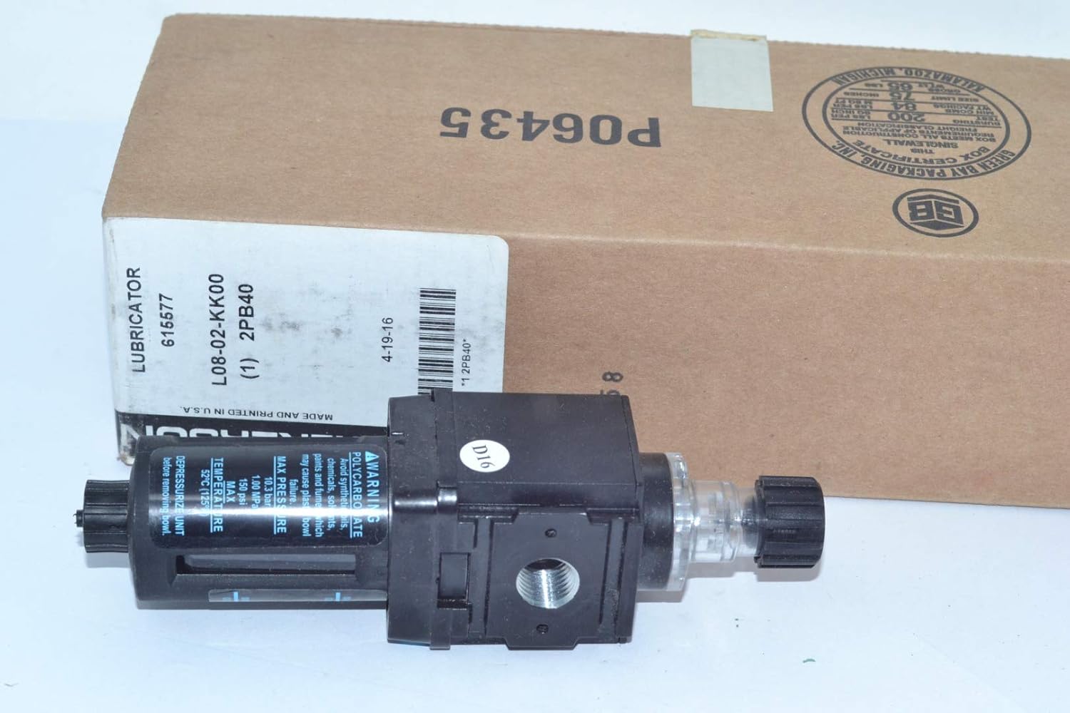Dixon Wilkerson 1/2 In. L28 EconOmist Standard Lubricator